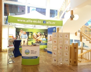 Der Stand der ALfA beim Markt der Möglichkeiten